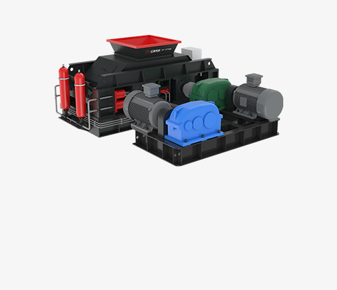 Hydraulic roller crusher