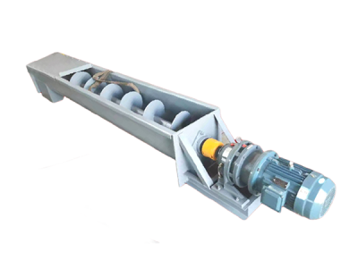 Axial screw conveyor